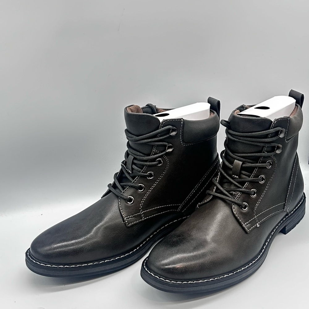 Men's Club Room Black Leather Boots